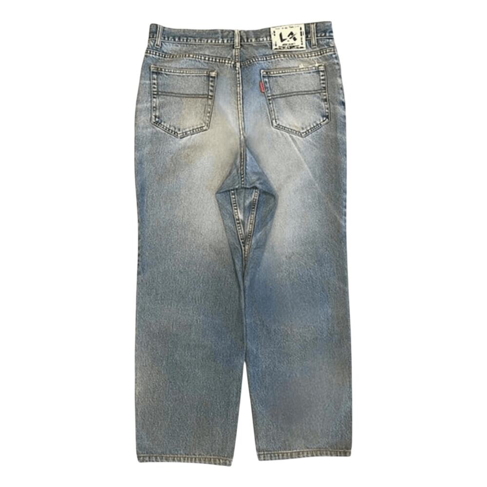 LA Gear Y2K 90s Vintage Men's Straight Leg Denim Jeans W34 L28